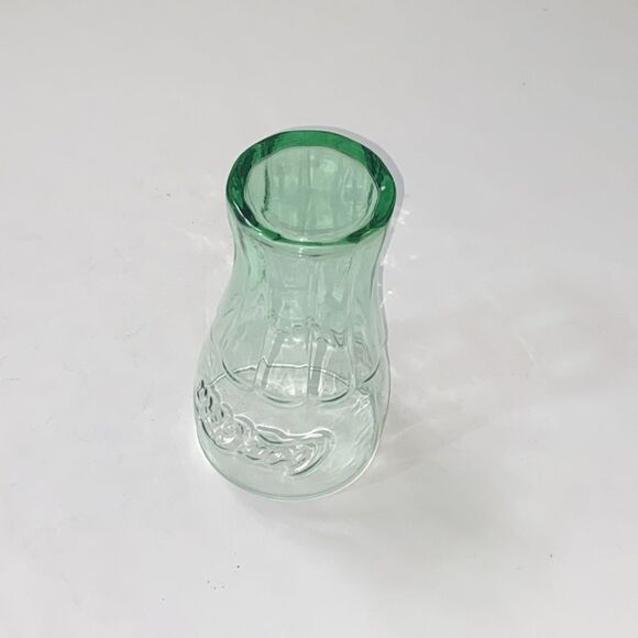 Sale VTG,Green Coca Cola Glass One Of Coke 4 1/2 Inches Tall 6 Fluid Oz - Picture 4 of 5